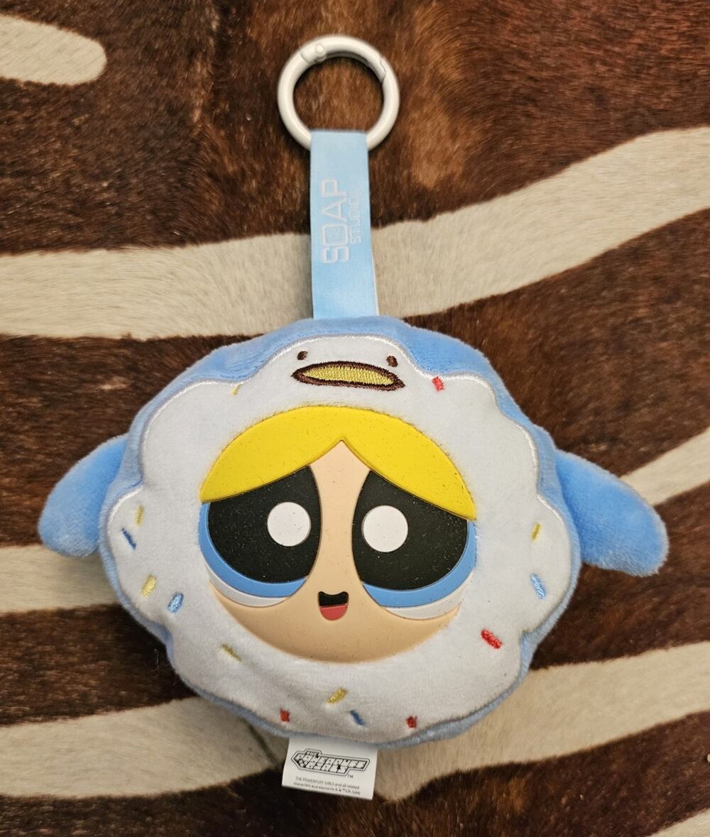 Soap Studio x The Powerpuff Girls Pastry Factory Plush Ornament Bubbles